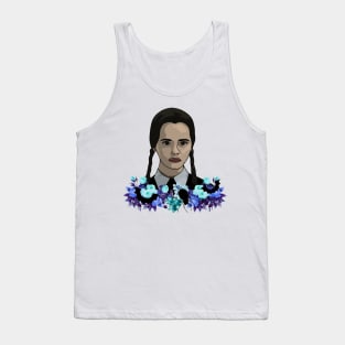 Wednesday Addams Inspired Flower Girl Tank Top